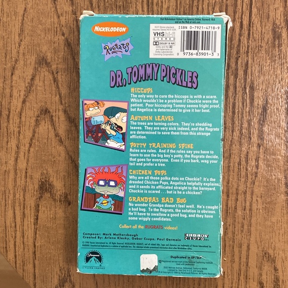 Large lot of Rugrats toys/VHS tapes, vintage - Picture 13 of 13